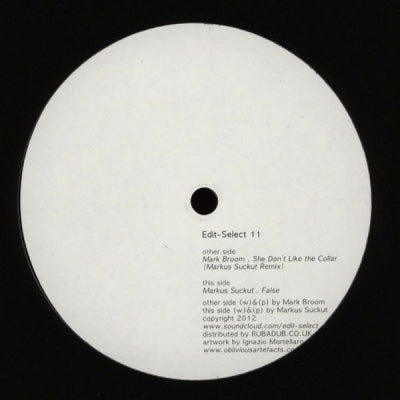 MARK BROOM / MARKUS SUCKUT - She Don't Like The Collar (Markus Suckut Remix) / False