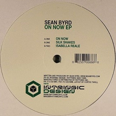 SEAN BYRD - On Now EP