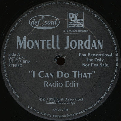 MONTELL JORDAN - I Can Do That