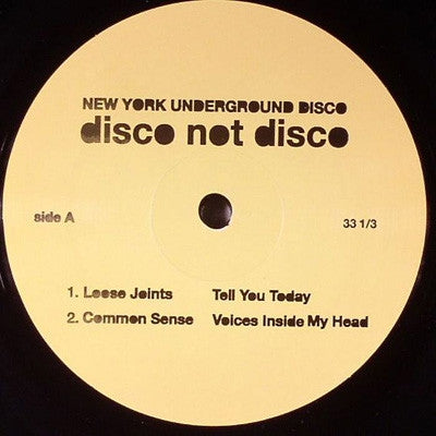 VARIOUS - Disco Not Disco