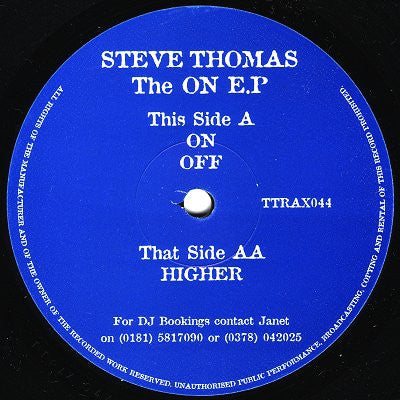 STEVE THOMAS - The On E.P