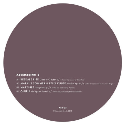 REEDALE RISE / MARKUS SOMMER & FELIX KLUGE / MARTINEZ / ONIRIK - Assembling 3