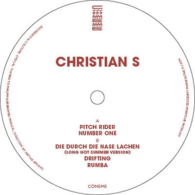 CHRISTIAN S. - Pitch Rider EP