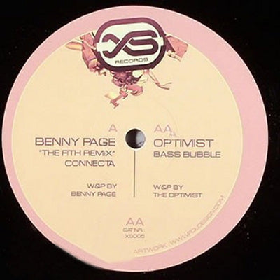 BENNY PAGE / OPTIMIST - The Filth (Connecta Remix) / Bass Bubble