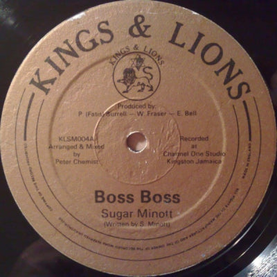 SUGAR MINOTT / MICHAEL PALMER - Boss Boss / Higgler Woman