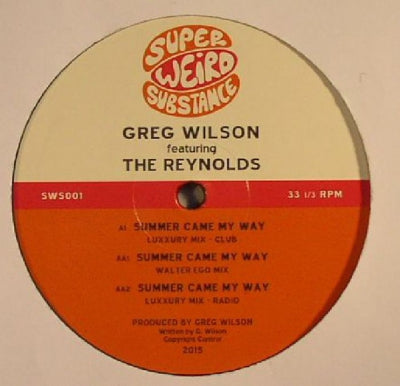 GREG WILSON FEATURING THE REYNOLDS - Summer Came My Way