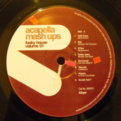 VARIOUS - Acapella Mash Ups - Funky House Volume 01