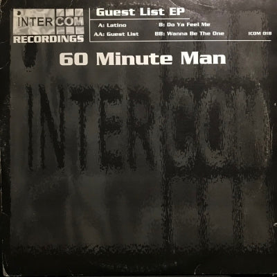 60 MINUTE MAN - Guest List EP
