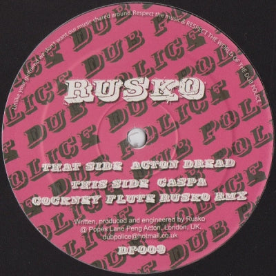 RUSKO / CASPA - Acton Dread / Cockney Flute (Remix)