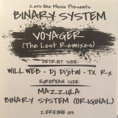 BINARY SYSTEM - Voyager (The Lost Remixes)