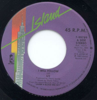 U2 - I Will Follow