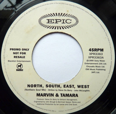 MARVIN AND TAMARA - North, South, East, West