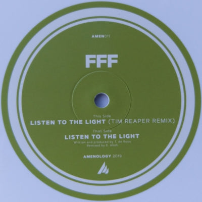 FFF - Listen To The Light / Listen To The Light (Tim Reaper Remix)