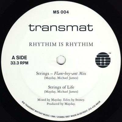 RHYTHIM IS RHYTHIM - Strings / Strings Of Life / Move It / Kaos