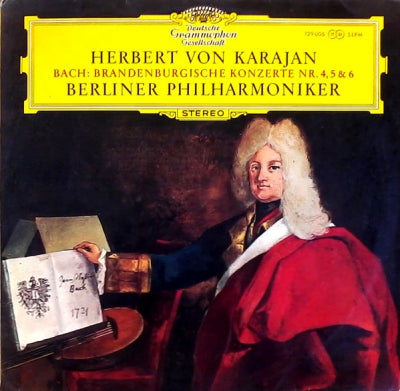 JOHANN SEBASTIAN BACH HERBERT VON KARAJAN, BERLINER PHILHARMONIKER - Brandenburgische Konzerte Nr. 4, 5 & 6