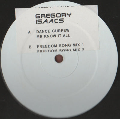 GREGORY ISAACS / DREAD FLIMSTONE - Dance Curfew
