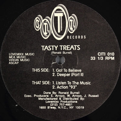 TASTY TREATS - Got To Believe