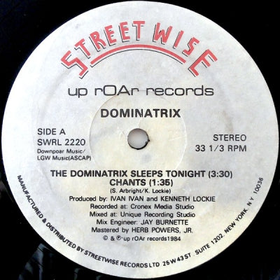 THE DOMINATRIX - The Dominatrix Sleeps Tonight