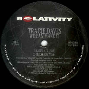 TRACIE DAVES - We Can Make It