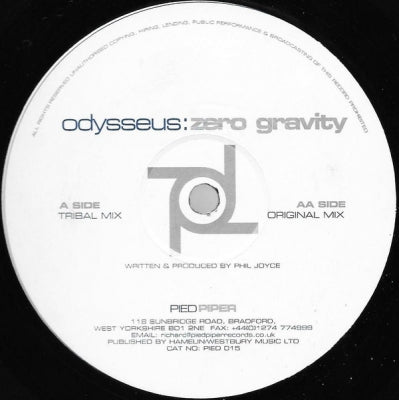 ODYSSEUS - Zero Gravity