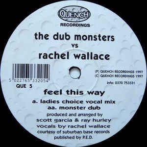 THE DUB MONSTERS VS RACHEL WALLACE - Feel This Way
