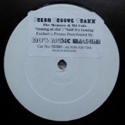 THE MEMZEE & MJ COLE - Coming At Cha / Said It's Coming