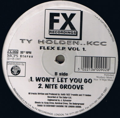 KCC + TY HOLDEN - Flex E.P. Vol 1