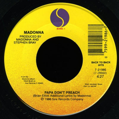 MADONNA - Papa Don't Preach