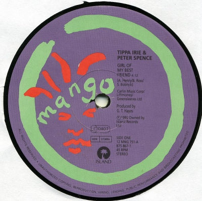 TIPPA IRIE & PETER SPENCE - Girl Of My Best Friend