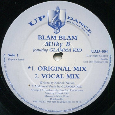 MILKY-B FEATURING GLAMMA KID - Blam Blam
