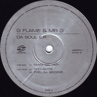 G FLAME & MR G - Da Soul E.P.