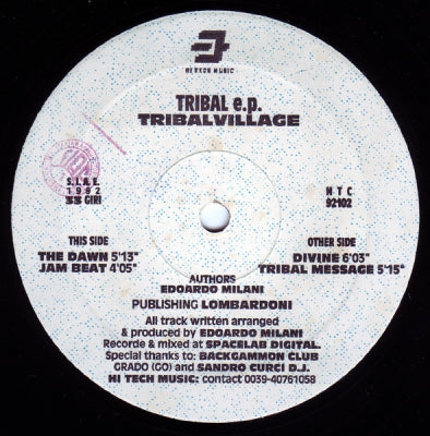 TRIBAL VILLAGE - Tribal E.P.