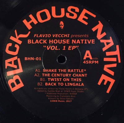 FLAVIO VECCHI PRESENTS BLACK HOUSE NATIVE - VOL. 1 EP