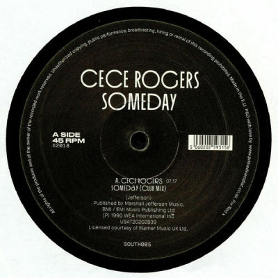 CE CE ROGERS - Someday