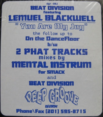 BEAT DIVISION FEATURING LEMUEL BLACKWELL - You Are My Joy