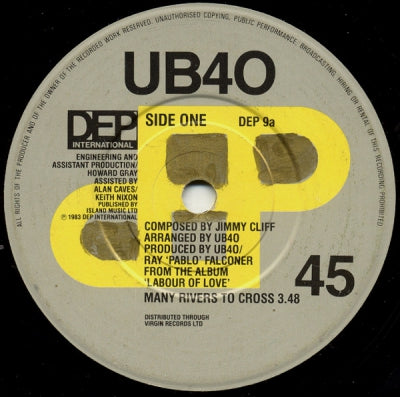 UB40 - Many Rivers To Cross