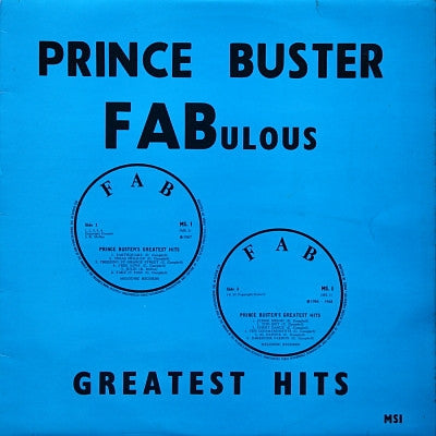PRINCE BUSTER - Fabulous Greatest Hits