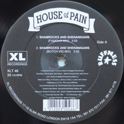 HOUSE OF PAIN - Shamrocks And Shenanigans / Who's The Man