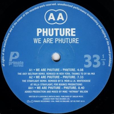 PHUTURE - We Are Phuture