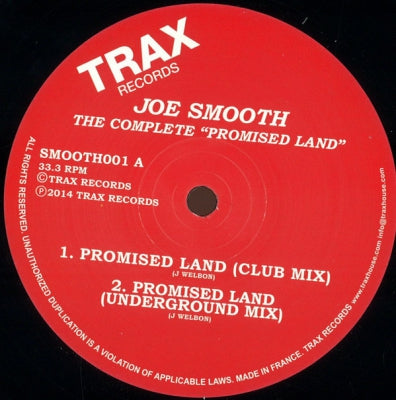 JOE SMOOTH - Complete Promised Land