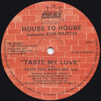 HOUSE TO HOUSE FEATURING KYM MAZELLE - Taste My Love