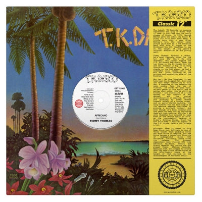 TIMMY THOMAS - Africano / Funky Me / Why Can't We Live Together