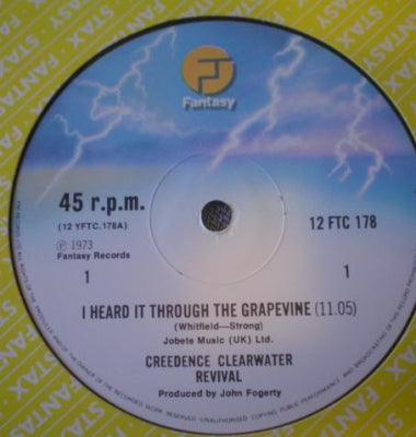 CREEDENCE CLEARWATER REVIVAL - I Heard It Through The Grapevine