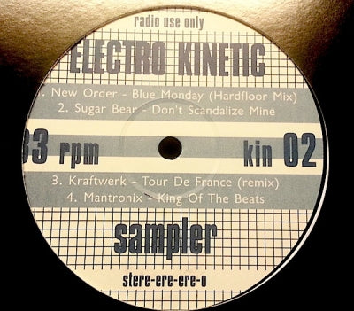 NEW ORDER / SUGAR BEAR / KRAFTWERK / MANTRONIX - Electro Kinetic 2: Blue Monday (Hardfloor Mix) / Don't Scandalize Mine / Tour De France (Remix) / Ki