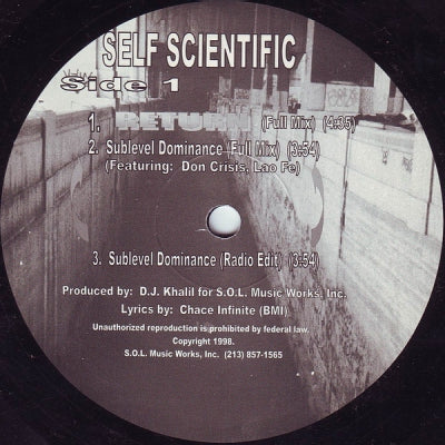 SELF SCIENTIFIC - Return / Sublevel Dominance