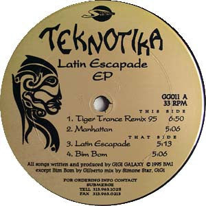 GIGI GALAXY - Latin Escapade EP