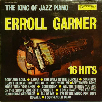 ERROLL GARNER - The King Of Jazz Piano - 16 Hits