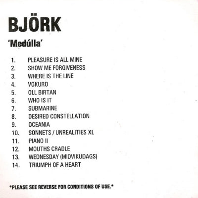 BJORK - Medulla