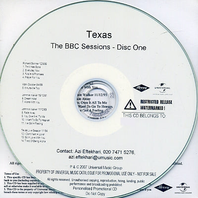 TEXAS - The BBC Sessions