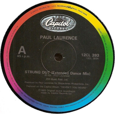 PAUL LAURENCE - Strung Out